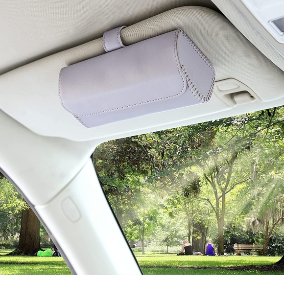 Mens sunglasses case for visor - Picture 4 of 4